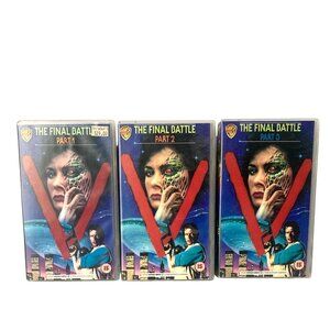Complete V The Final Battle VHS Tapes Alien Science Fiction Sci Fi